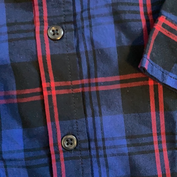 Children’s Place Plaid Button Down Shirt, 3T - Picture 2 of 5